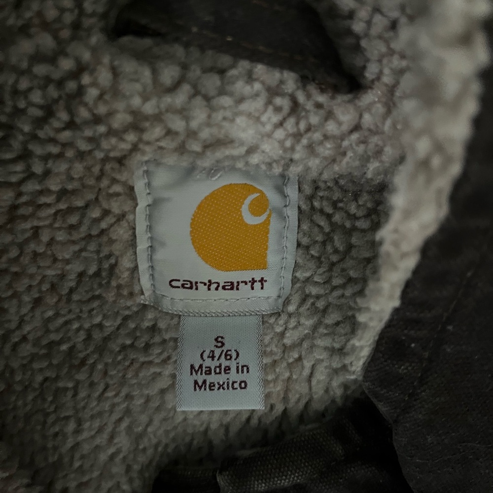Carhartt Brown Vest with Sherpa Lining - Picture 3 of 3